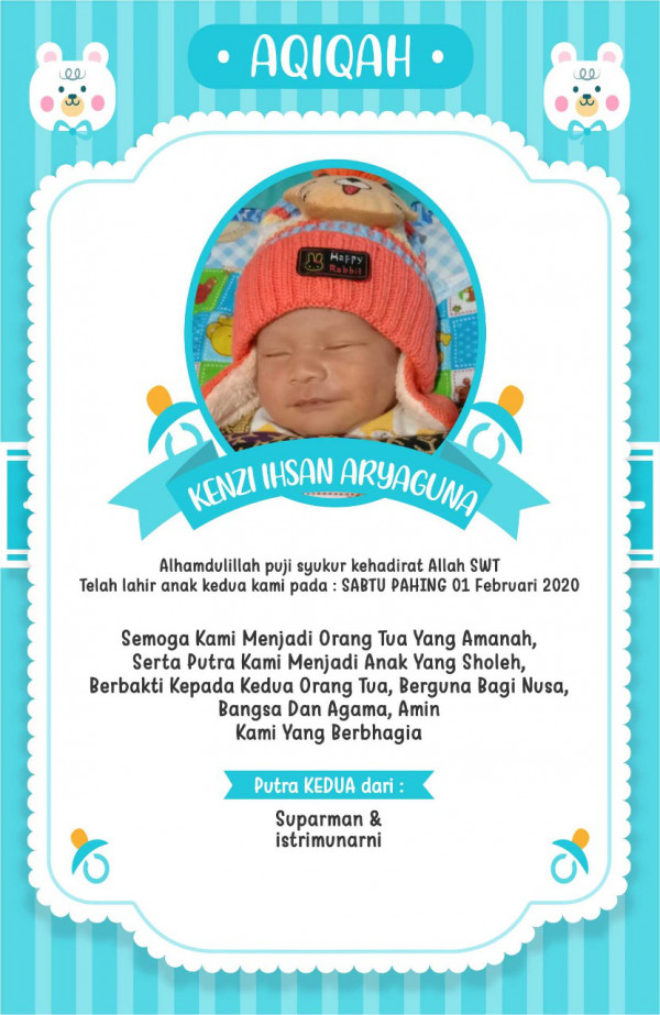 Aqiqoh ananda Kenzi Ihsan Aryguna