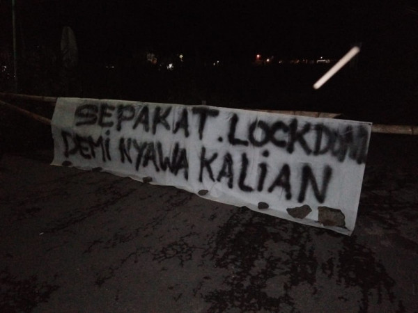 Gerakan isolasi mandiri antsipasi covid 19 