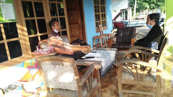 Kunjungan dari wartawan harian jogja