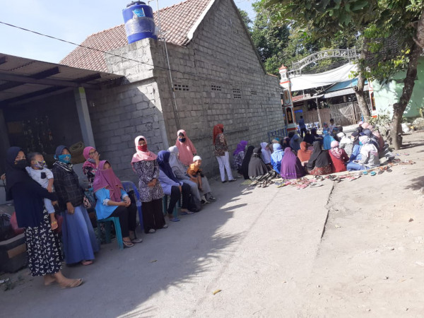 Suasana didalam takziah