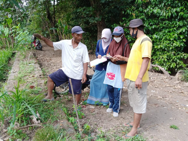 survey lokasi pendataan area persawahan