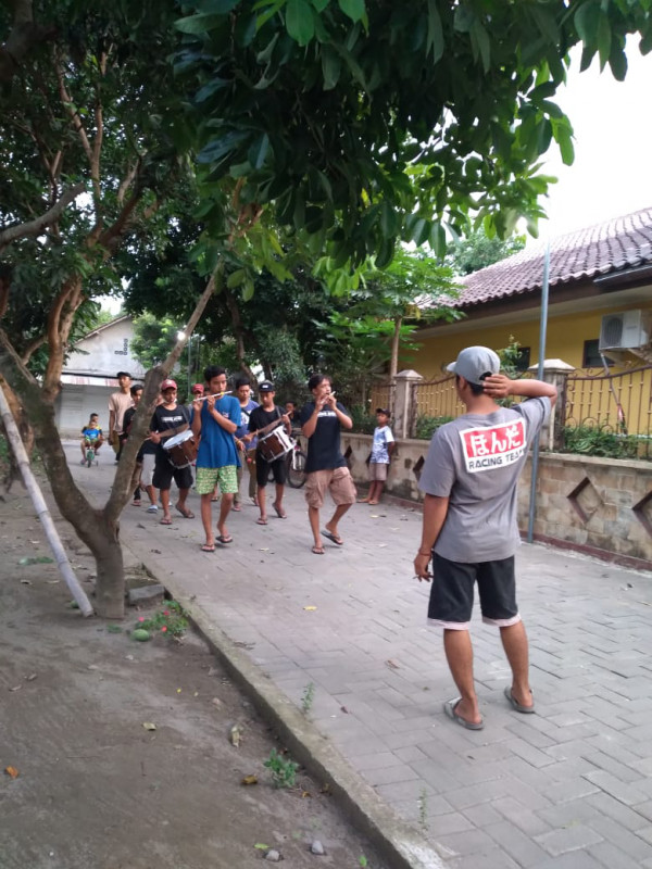 Latihan bergodo utk persiapan gelar budaya kalurahan wedomartani