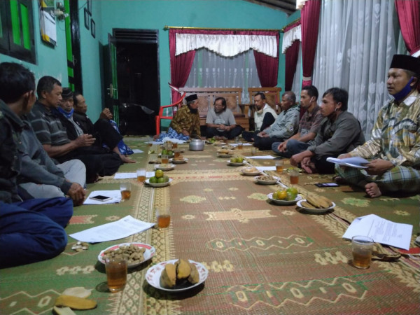 pertemuan gapoktan membahas kartu tani