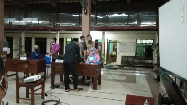 Simulasi pilihan Lurah wedomartani