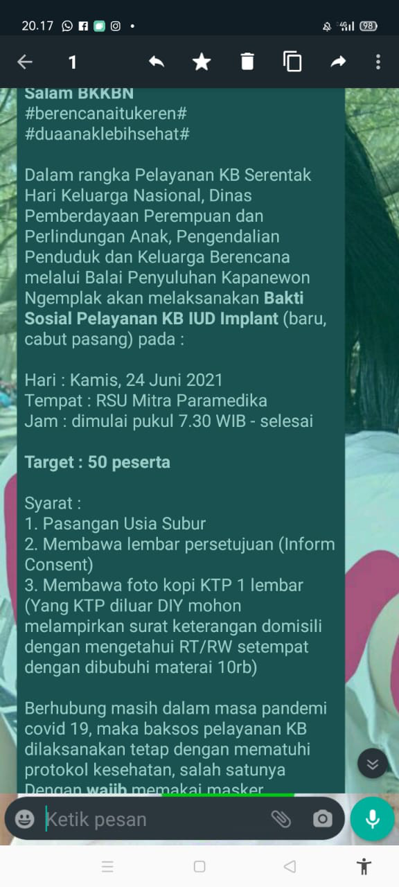 Pemberitahuan Baksos