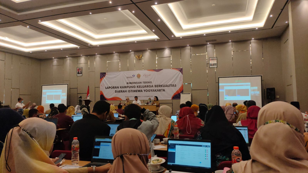 Bimbingan Teknis Laporan Kampung Keluarga Berkualitas Daerah Istimewa Yogyakarta