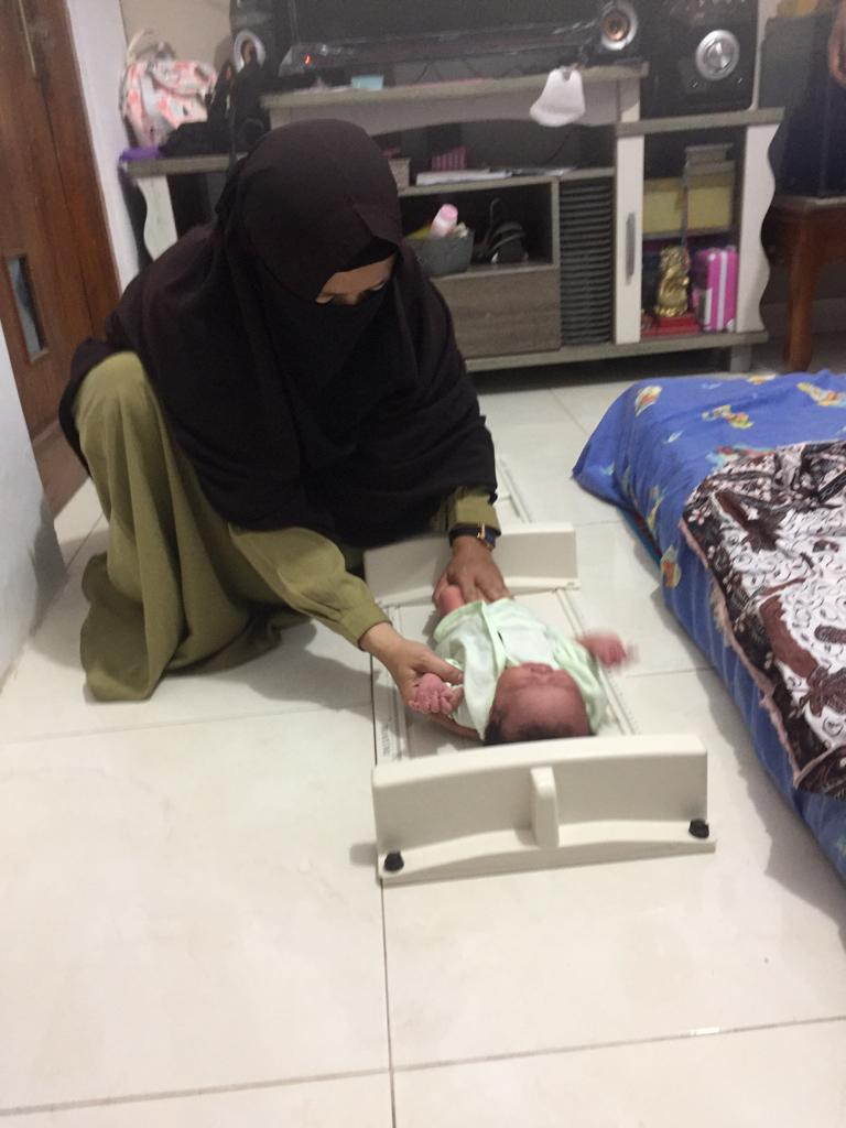 Kunjungan rumah pada bayi & validasi panjang badan