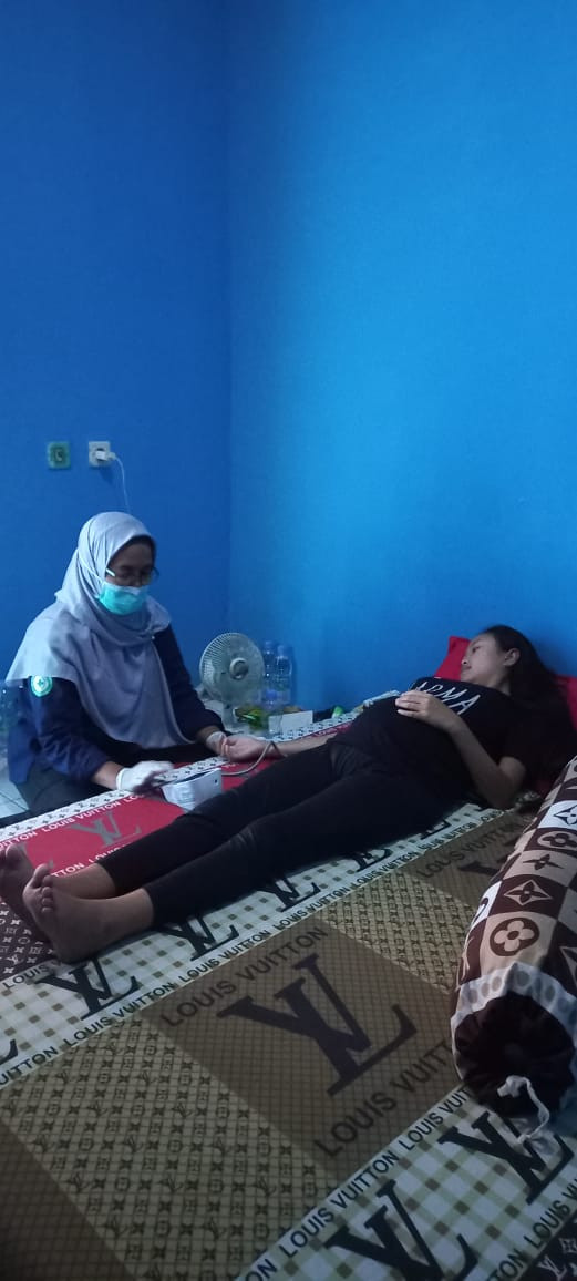 Kunjungan rumah pada bumil KTD