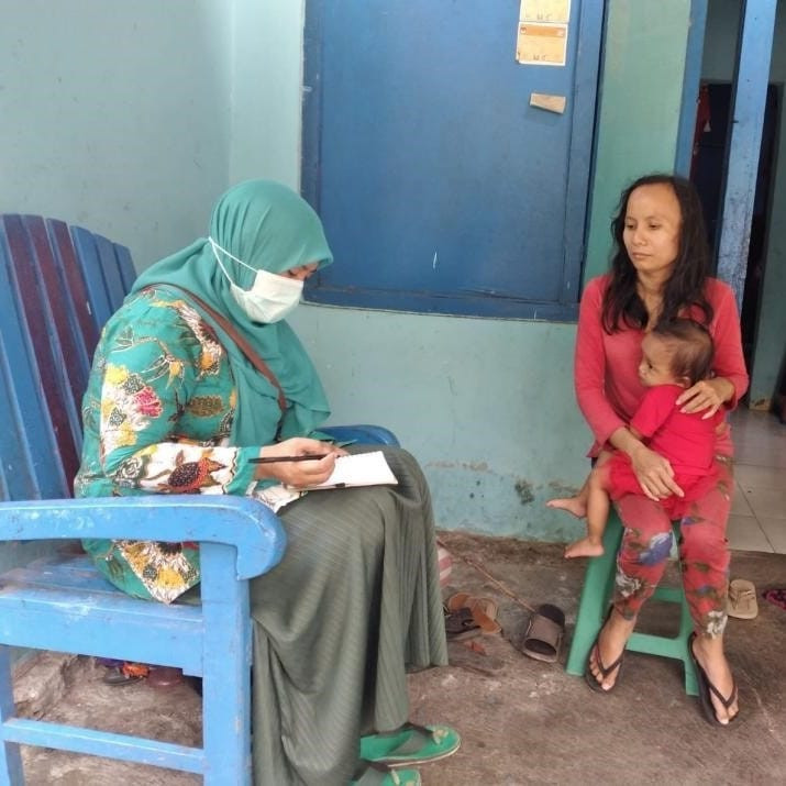 pelacakan balita dengan gizi buruk dan penyuluhan KIE tentang gizi balita