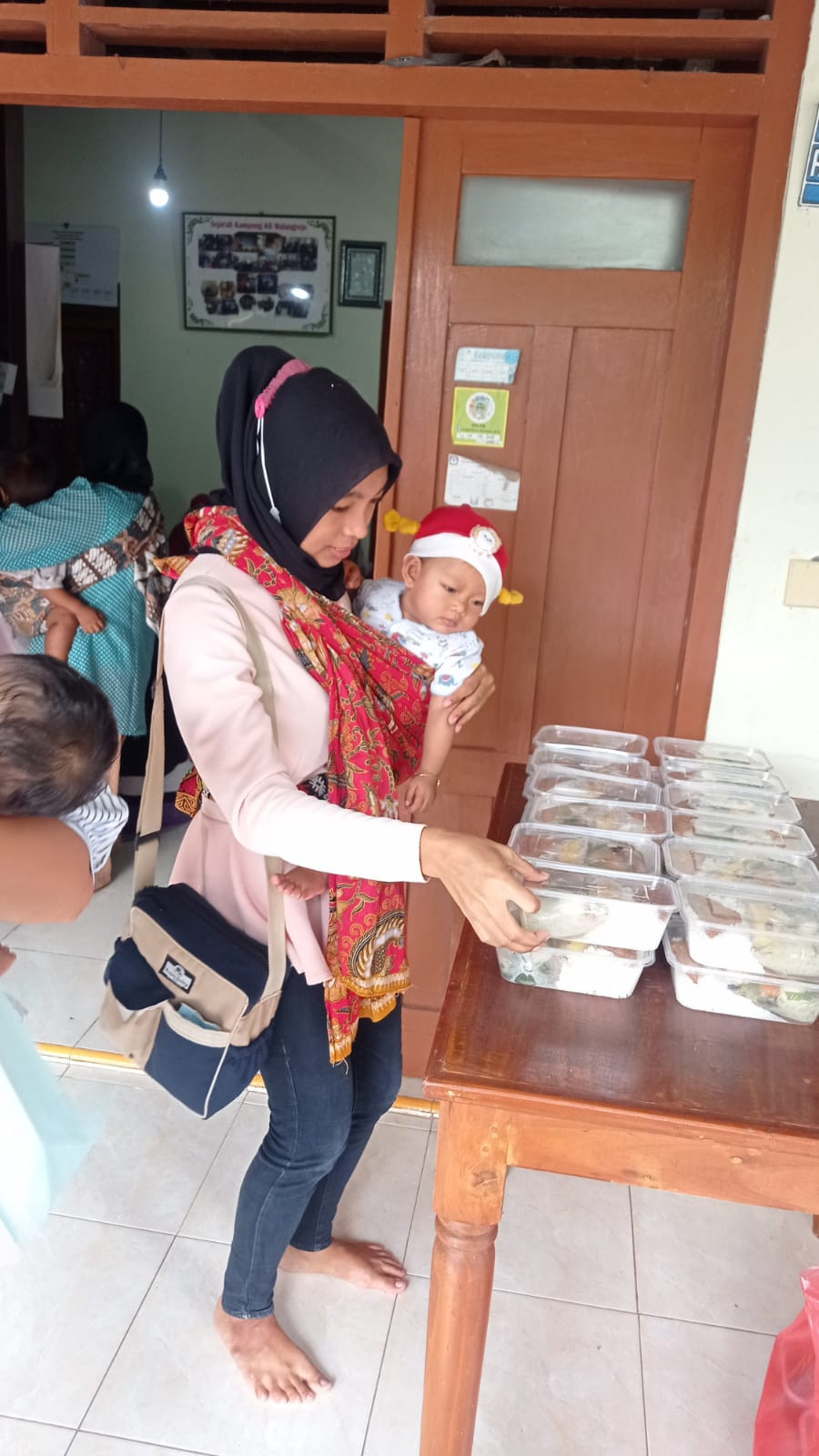 pelacakan balita dengan gizi buruk dan penyuluhan KIE tentang gizi balita