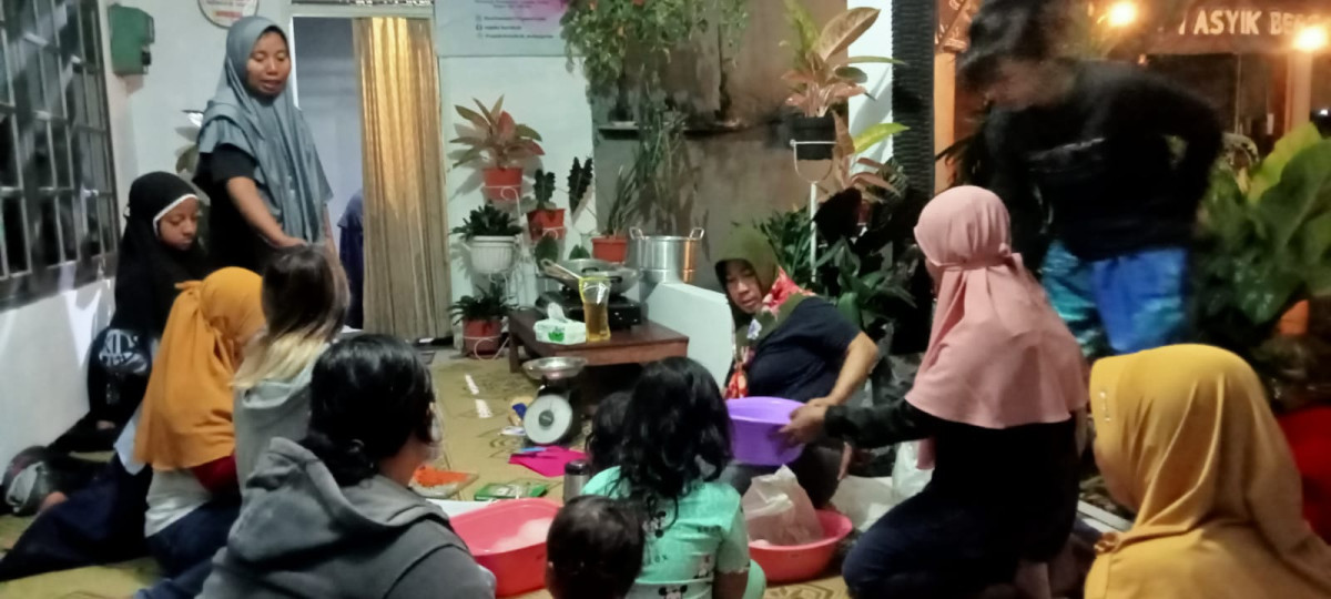 bekerjasama membuat nugged lele