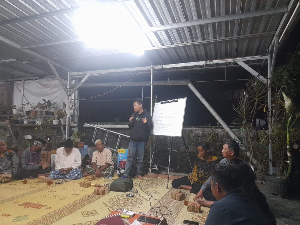 Pembinaan kelompok tani Sumber Rejeki Padukuhan Wonosari