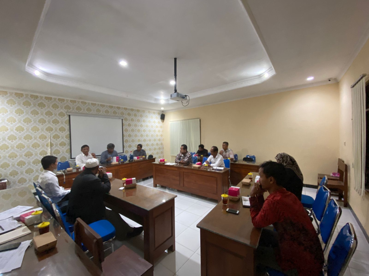 Rapat Pembahasan Rencana Perkal tahun 2024 dan Persiapan Penjaringan Aspirasi Masyarakat