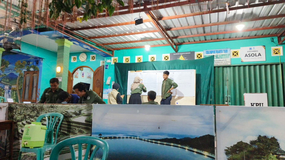 Perhitungan Suara Pemilu padukuhan gedongan lor