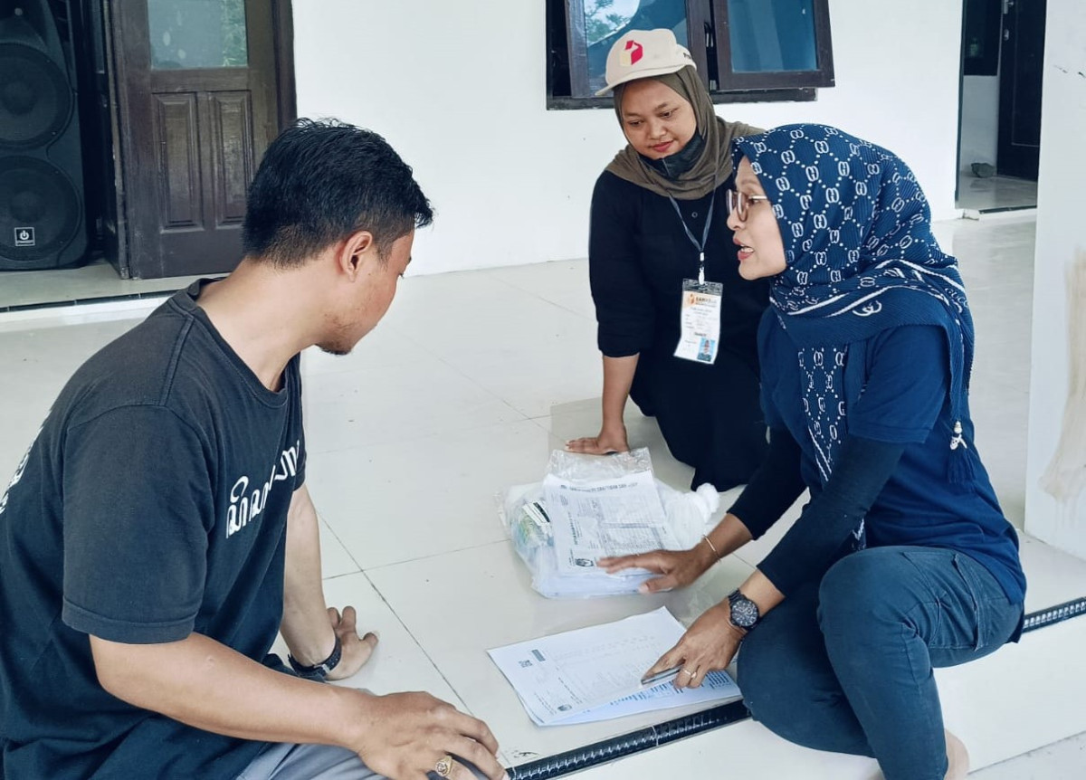 Pengiriman Logistik Pemilu di TPS 27 padukuhan Pucanganom