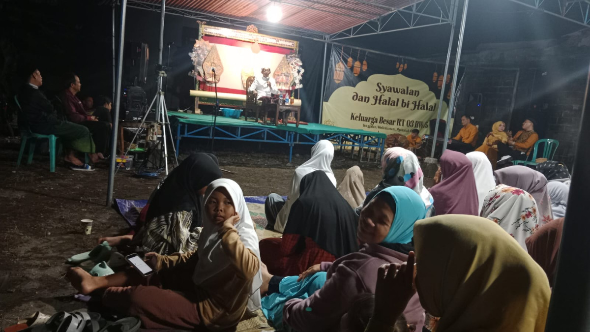 Syawalan dan Halal bi Halal Warga RT 003 Padukuhan Tonggalan