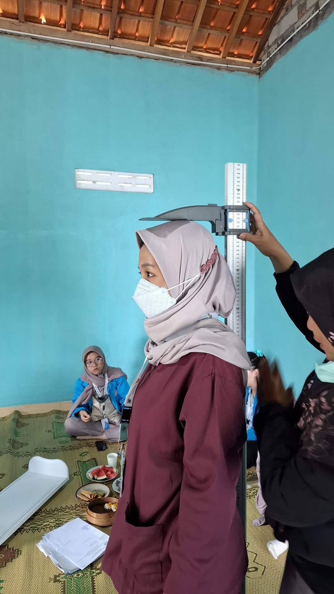 Kader Posyandu Jati Kusuma Bakungan melakukan Pembinaan Antropometri  oleh Petugas Puskesmas Ngemplak 2