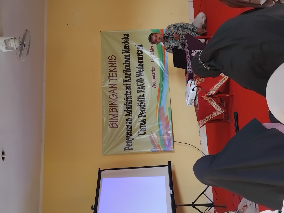 Bimtek penyusunan kurikulum merdeka utk pendidik paud wedomartani