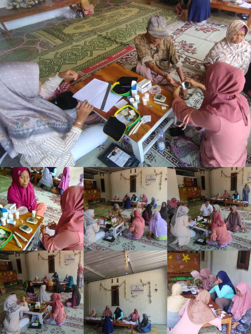 Alhamdulillah banyak yg datang ke posyandu