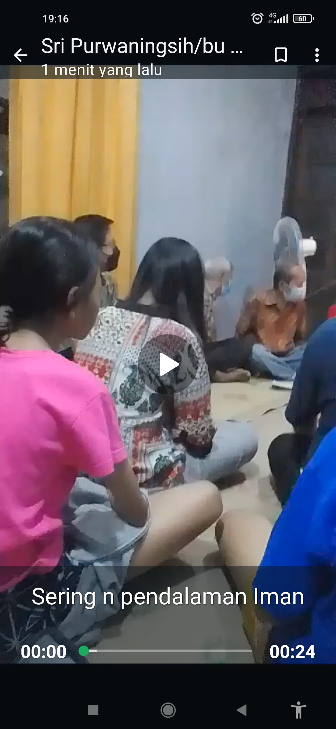 Doa bersama lingkungan katholik