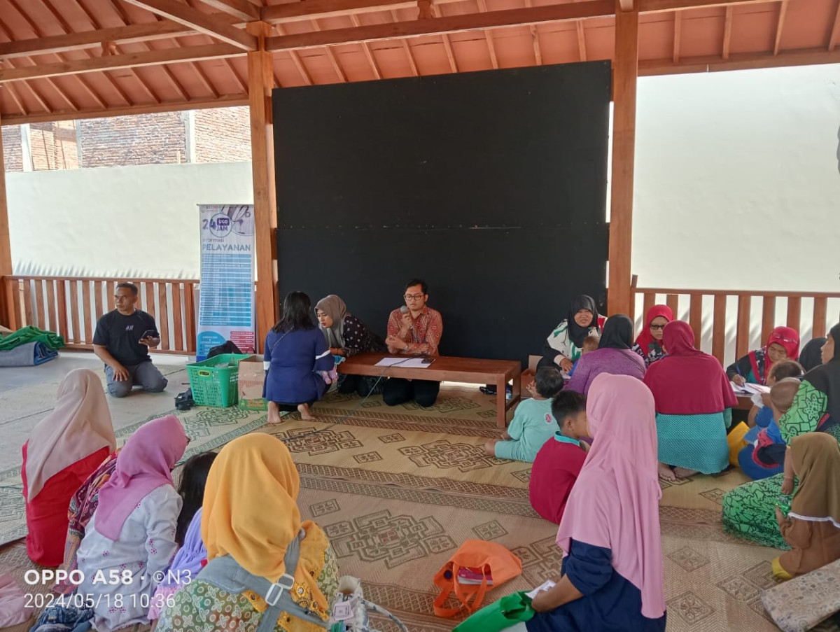 Sosialisasi terkait stunting dan tumbuh kembang anak  di padukuhan malangrejo