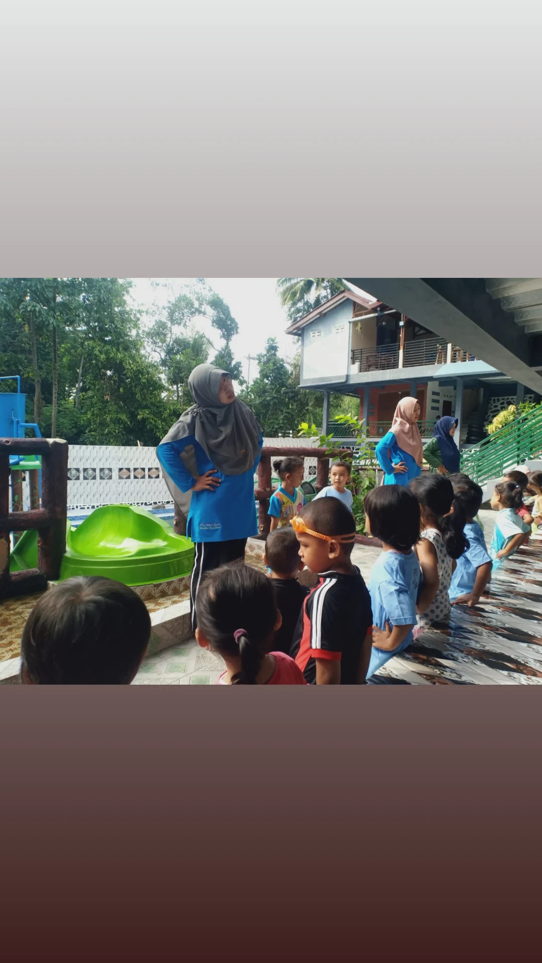 Kegiatan Belajar Renang Bersama SPS Mukti Mulia Bakungan