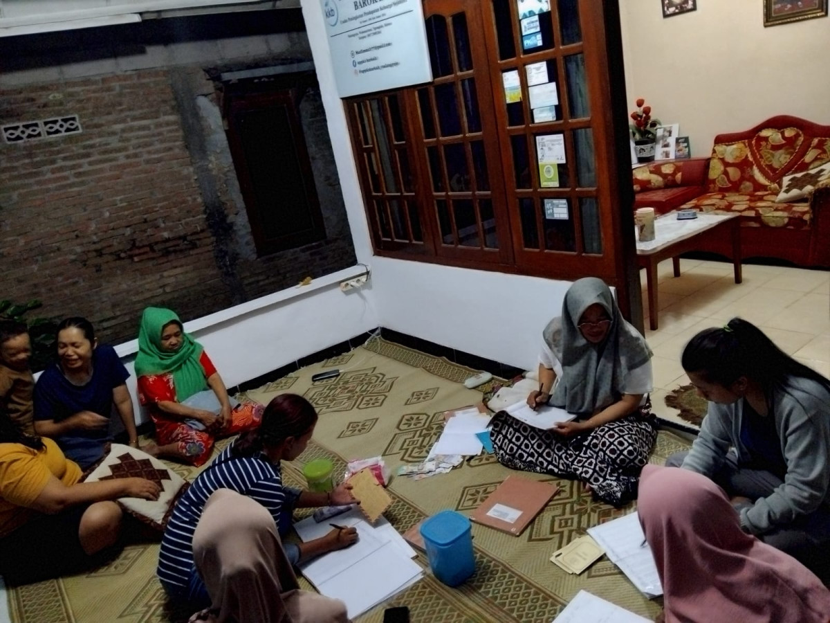 Pertemuan rutin Uppka Barokah Malangrejo