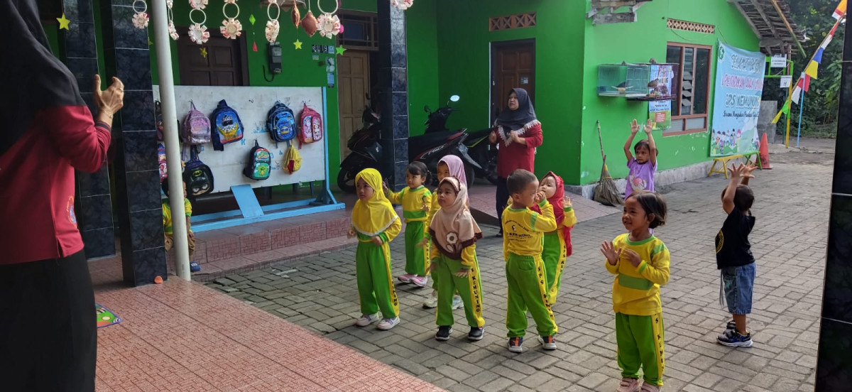 Semangat dan ceria anak anak SPS kemuning