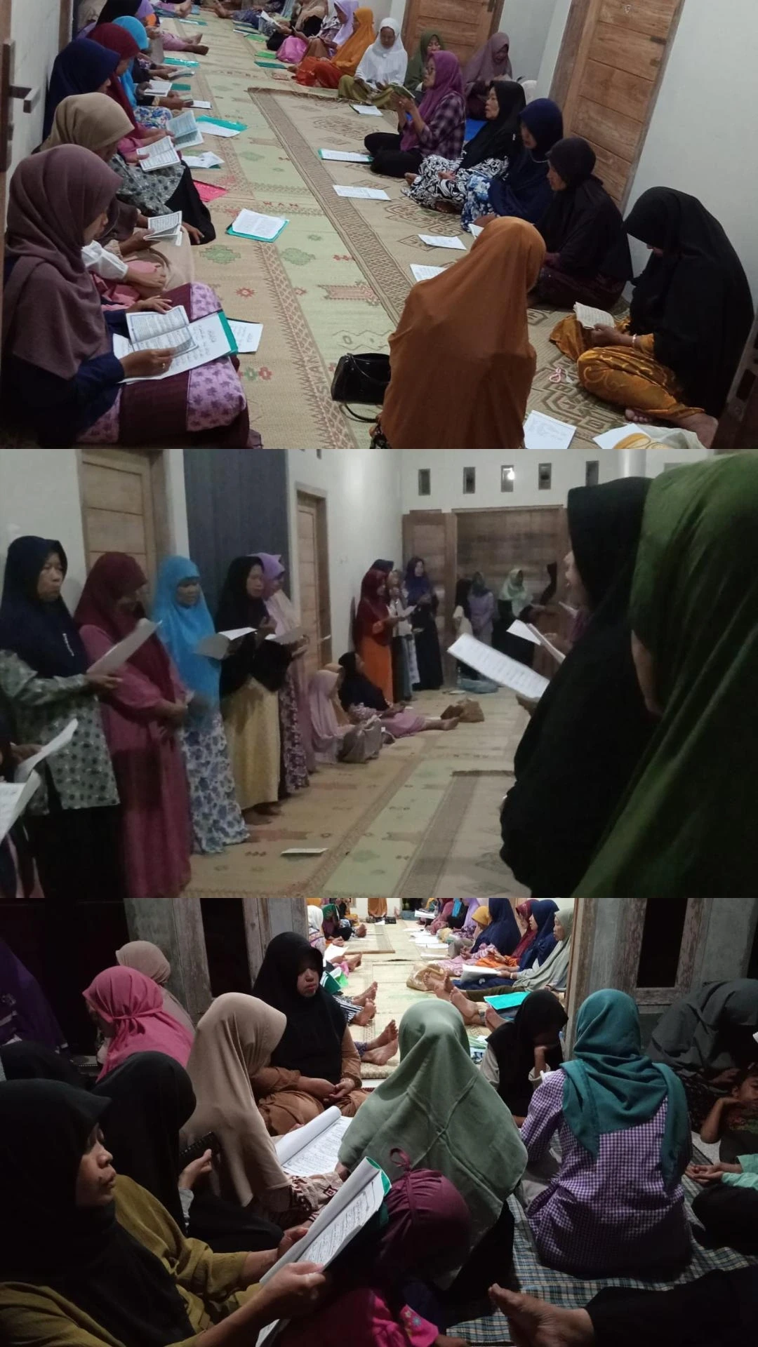 Yasinan dan pengajian Rutin Malam Jumat Ibu2 Ceper