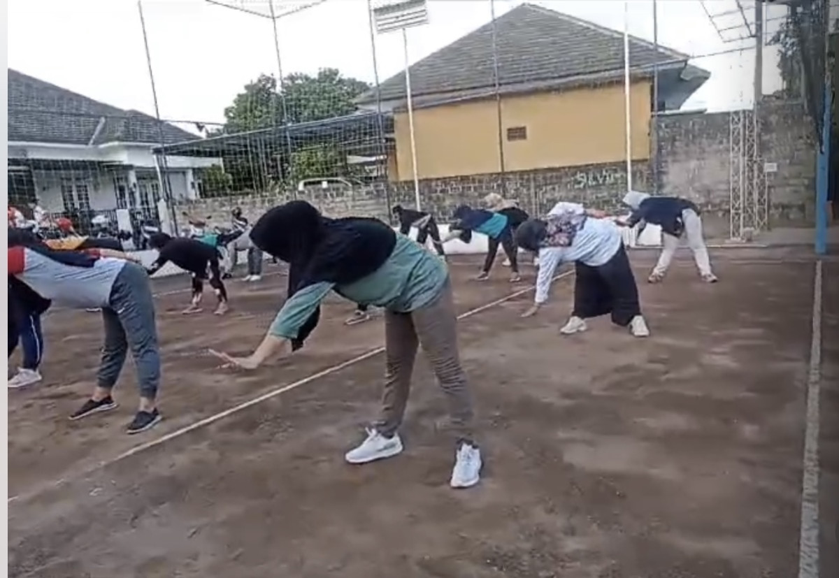 Senam bugar Sanggrahan Karangasem