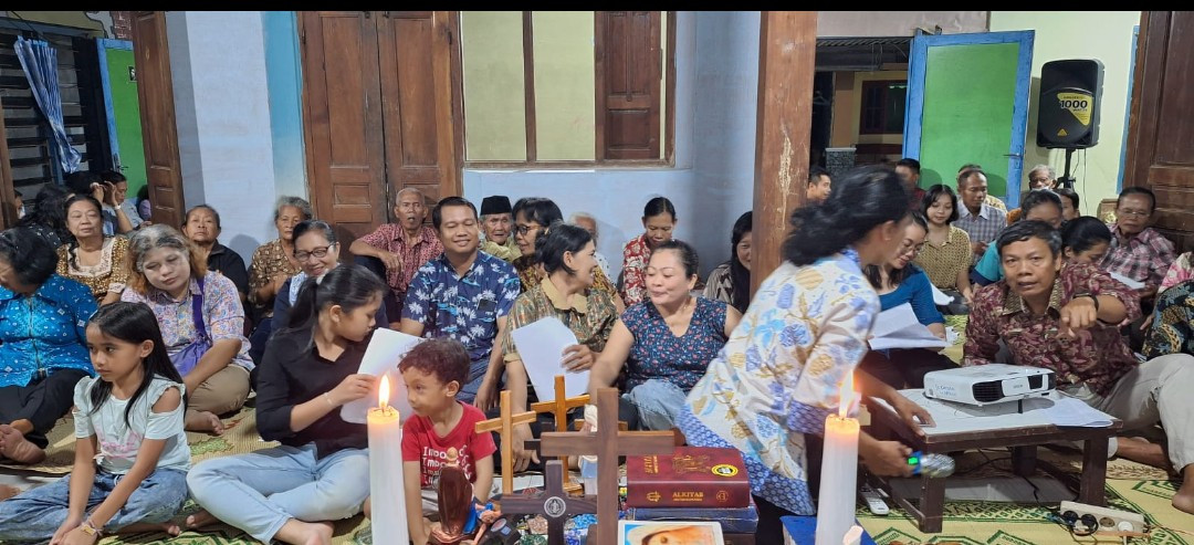Pesta nama lingkungan Vincentius Sawahan Kidul