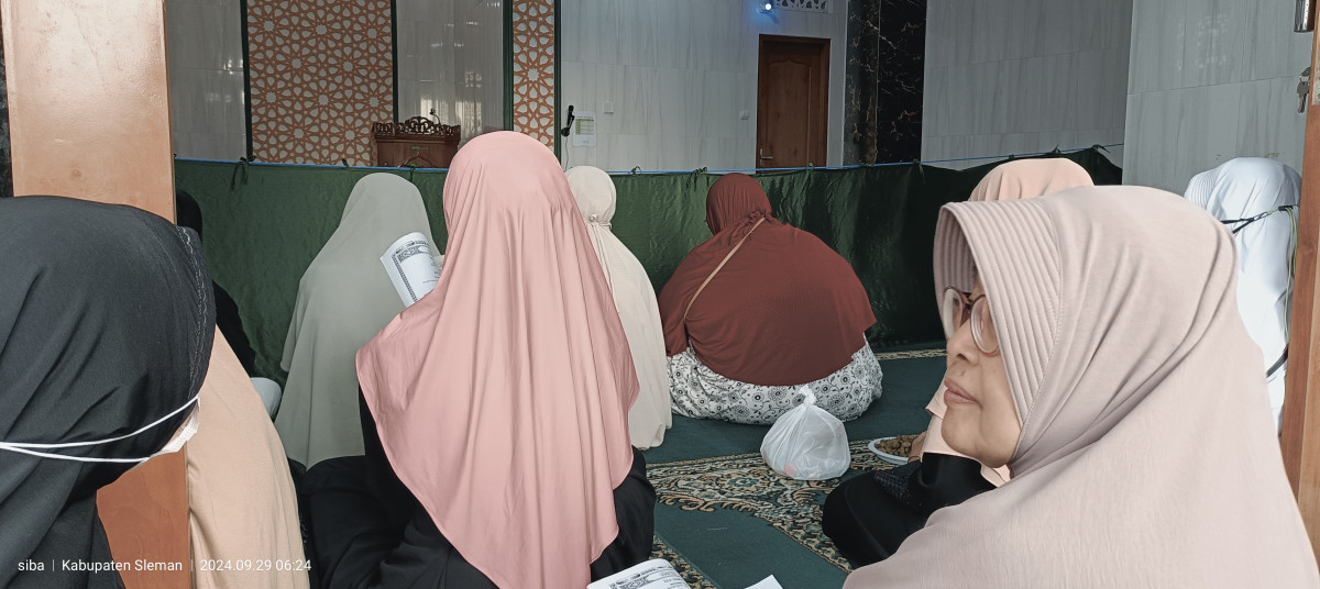 Kegiatan pengajian IPHI di masjid NF Jetis wedomartani