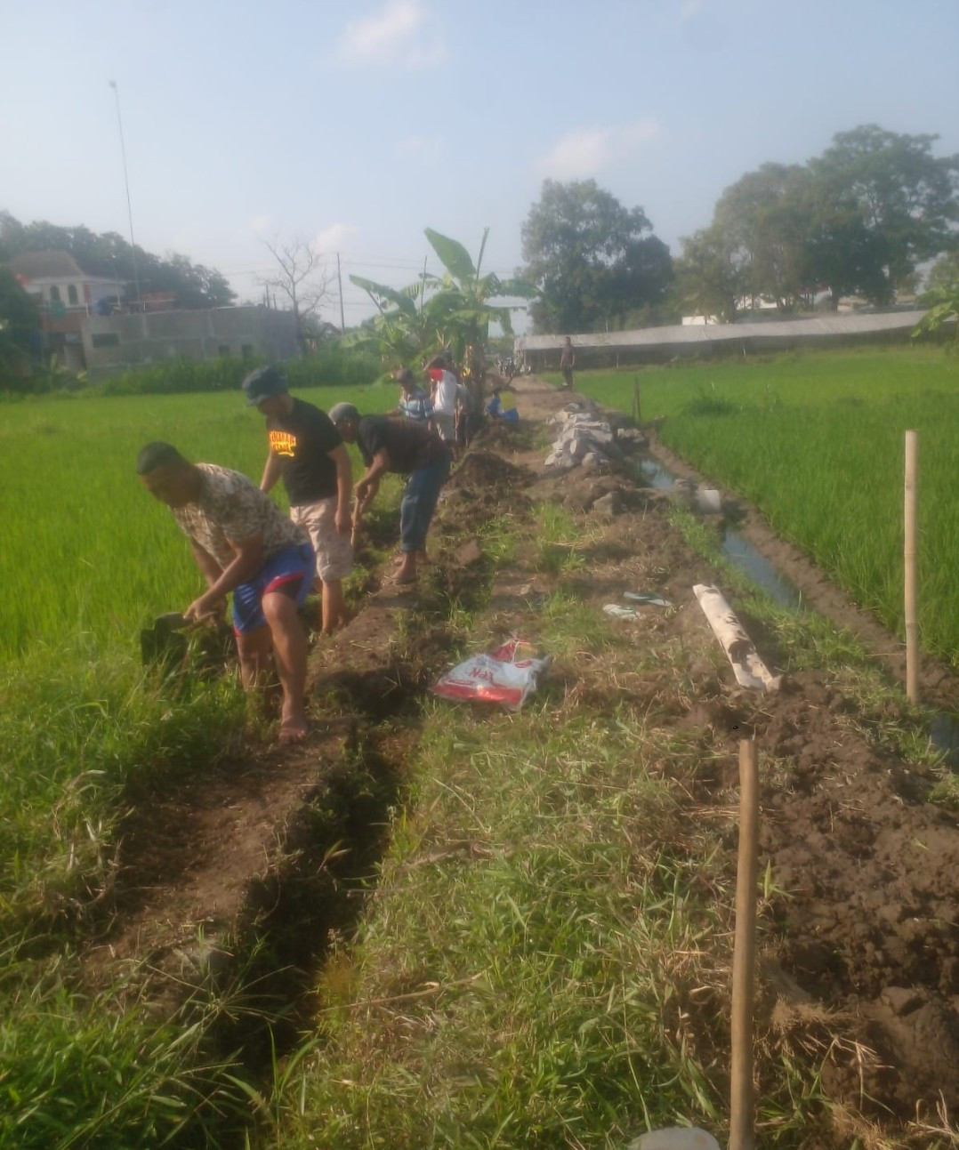 Kerja bakti warga Sawahan kidul