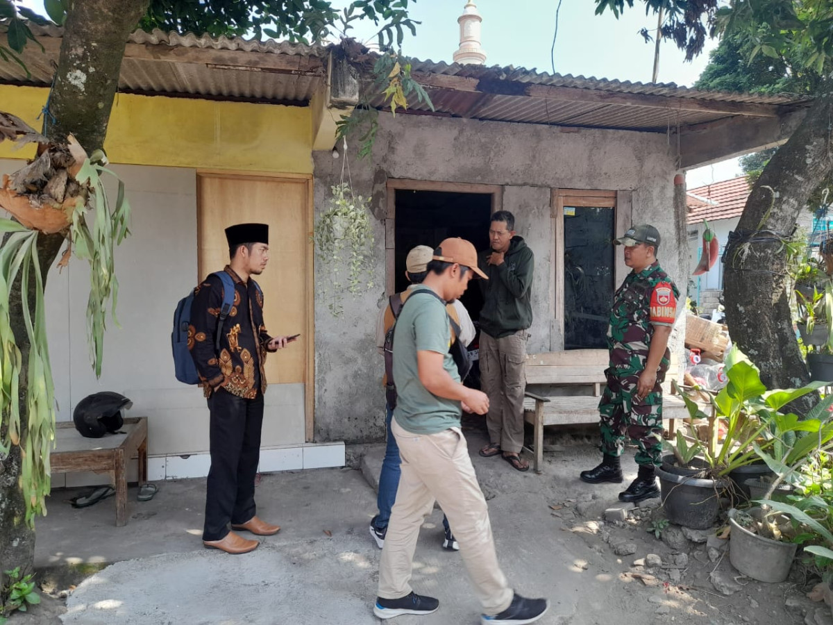 Kunjungan Cek bantuan RTLH di RT 03 Padukuhan Karangsari