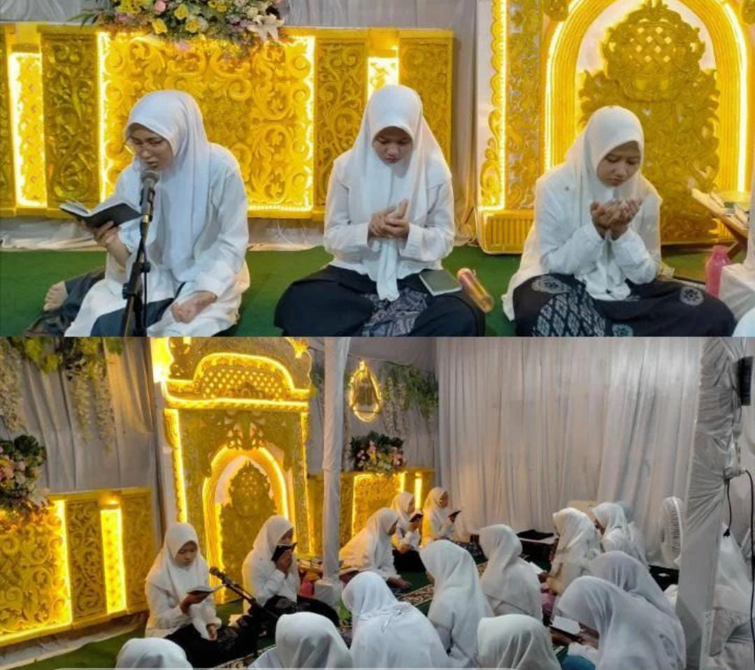 Majelis manaqib Putri Pondok Pesantren Nurul Ishlahiyyah bakungan
