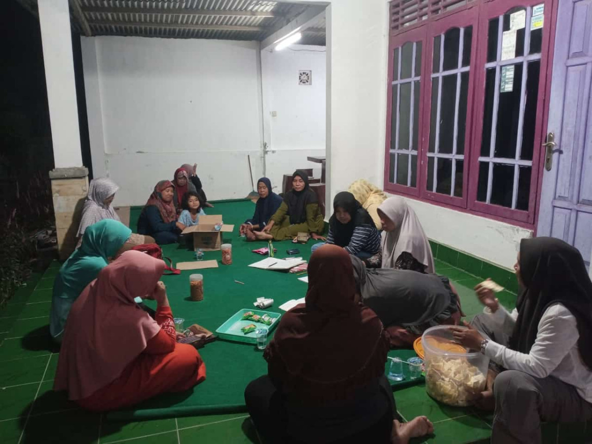 Pertemuan rutin Dasawisma kel 6 bendungan padukuhan Tegalsari