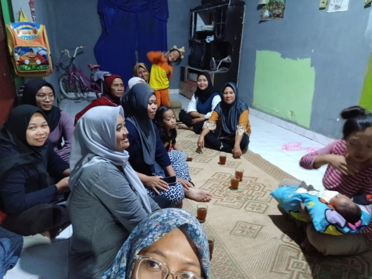 Kunjungan kelahiran Bayi Baru di Dusun pucanganom