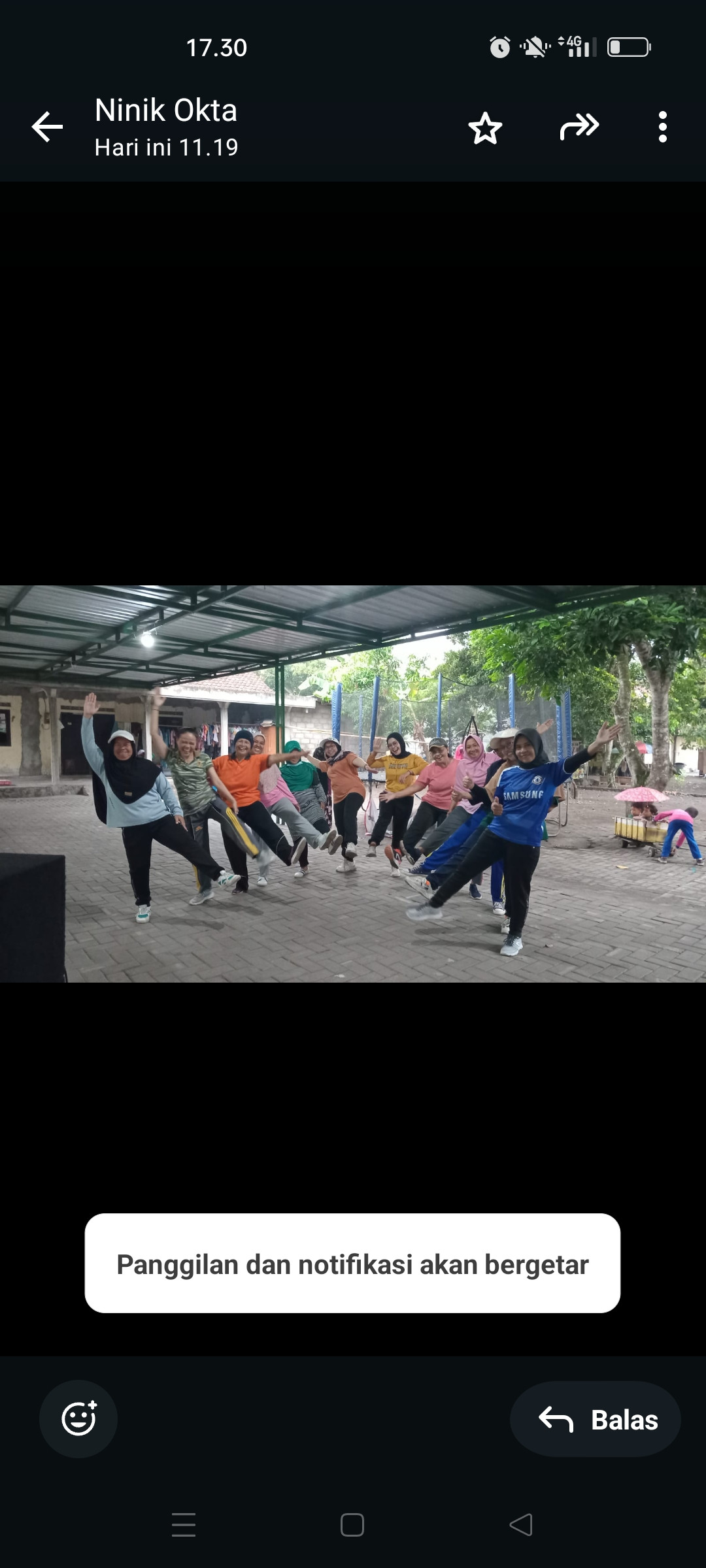 Senam rutin tiap Minggu pagi RW 51 terung padukuhan krandon