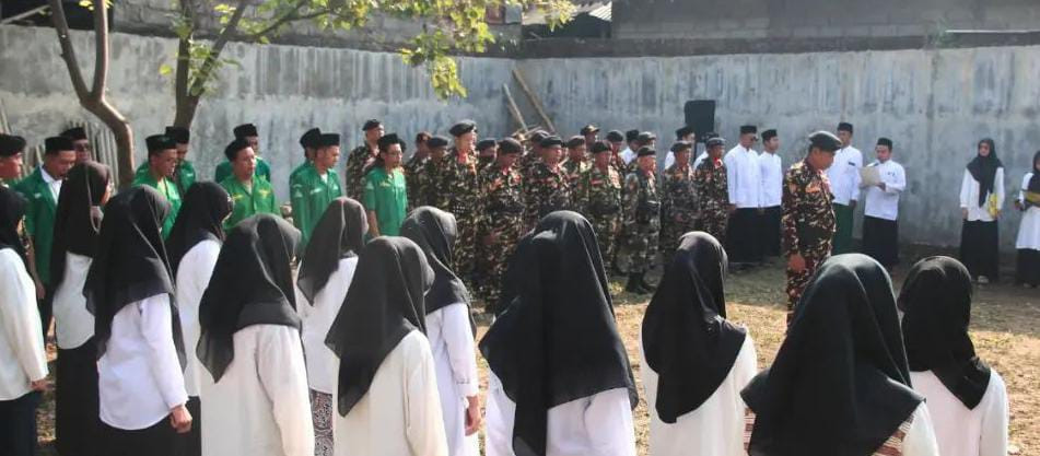 Upacara hari santri di pondok pesantren Nurul ishlahiyyah Bakungan