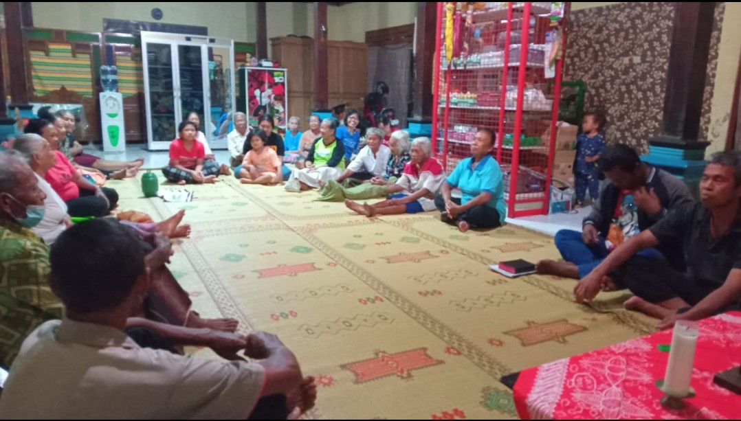 Rosario-24 umat katolik dusun Sawahan kidul