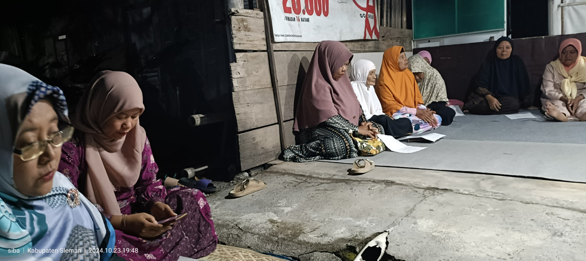 Pengajian rutinan malam kamis di jetis