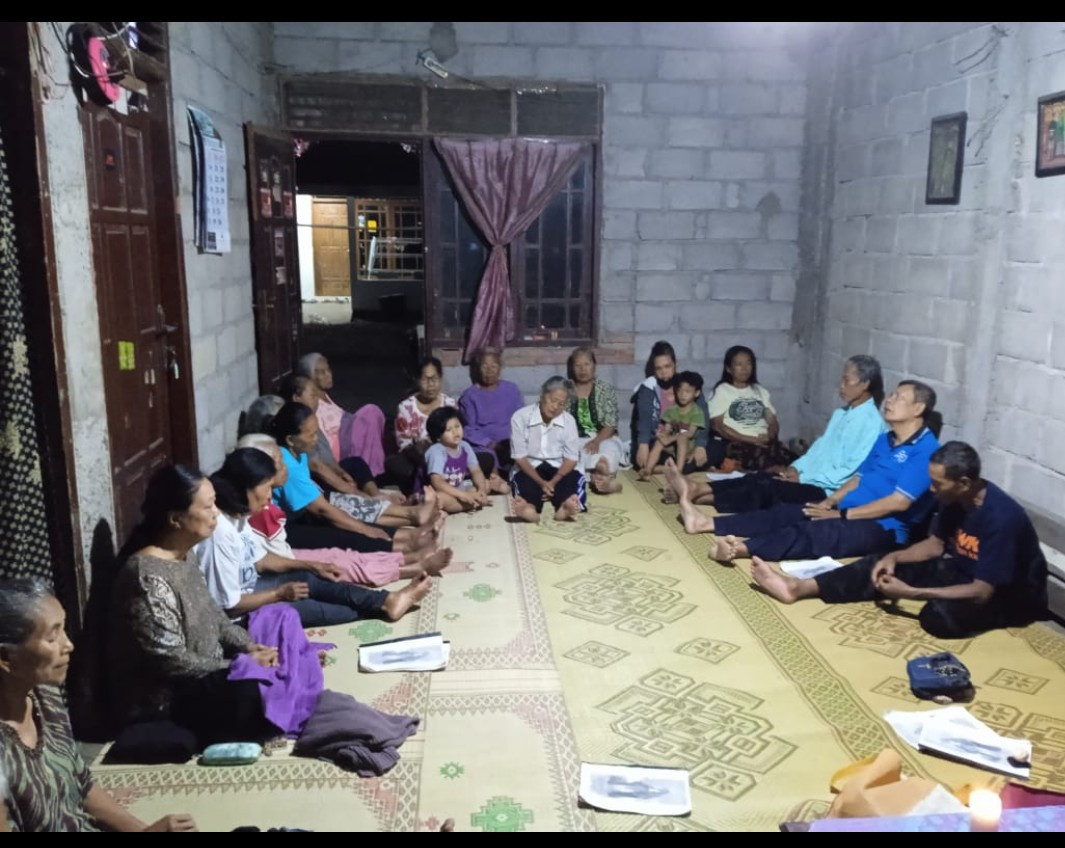 Rosario -26 umat katolik dusun sawahan kidul