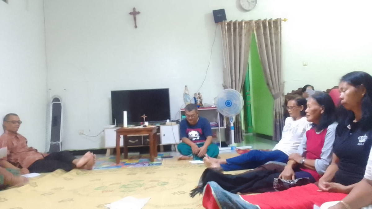 Doa Idulgensi d Rumah Bpk Cahyo dusun Babadan