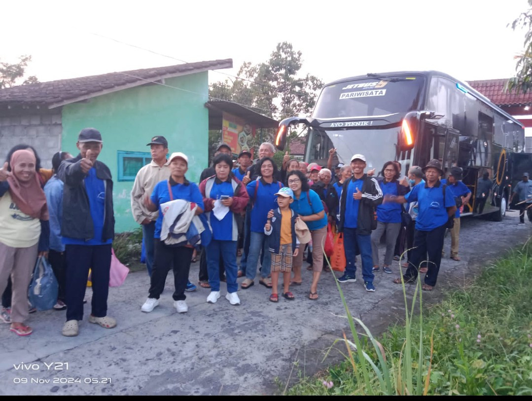Refresing kelp. Tani Ngudiraharjo dusun sawahan kidul