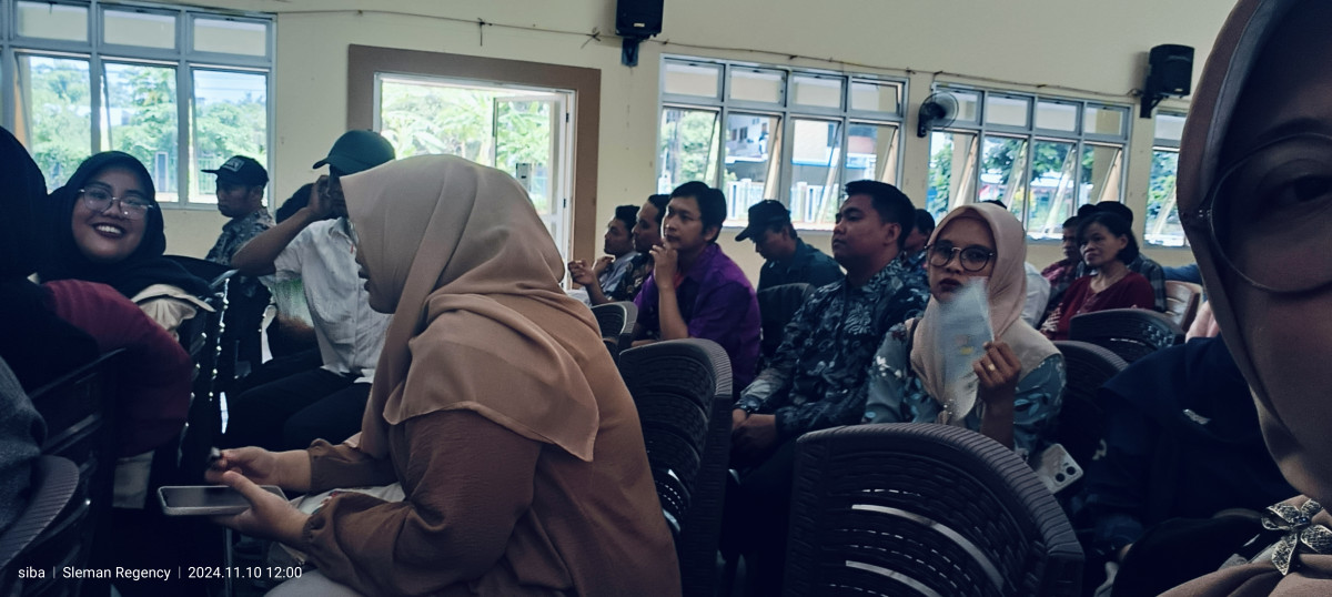 Kegiatan pelantikan kpps di Jetis wedomartani