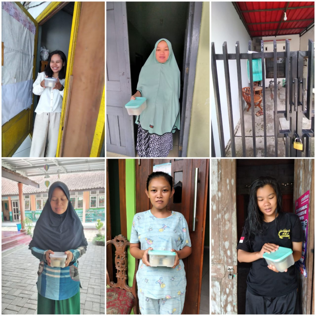 Pendistribusian PMT Lokal untuk bumil dengan KEK oleh kader dashat padukuhan malangrejo