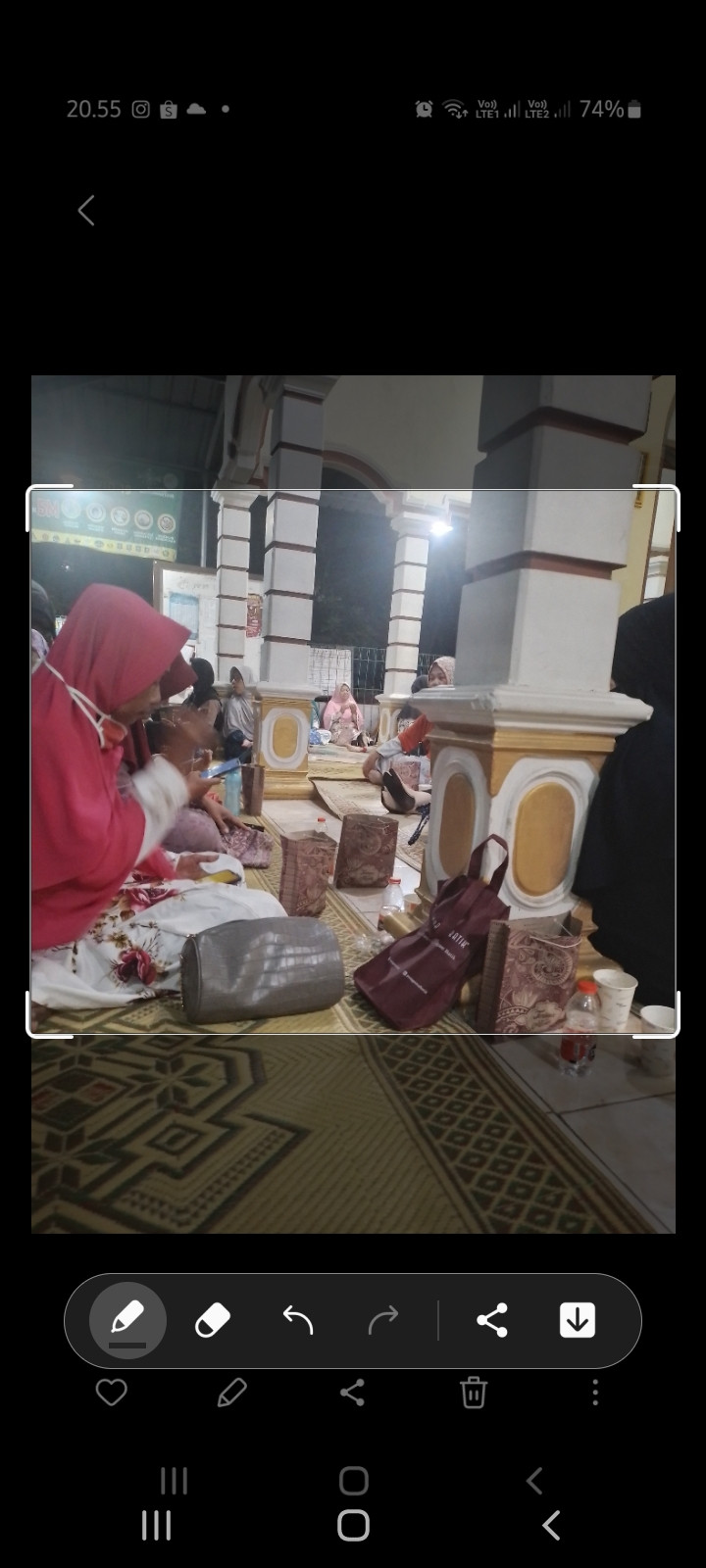 Pengajian dan Mujahadah warga Gondanglegi