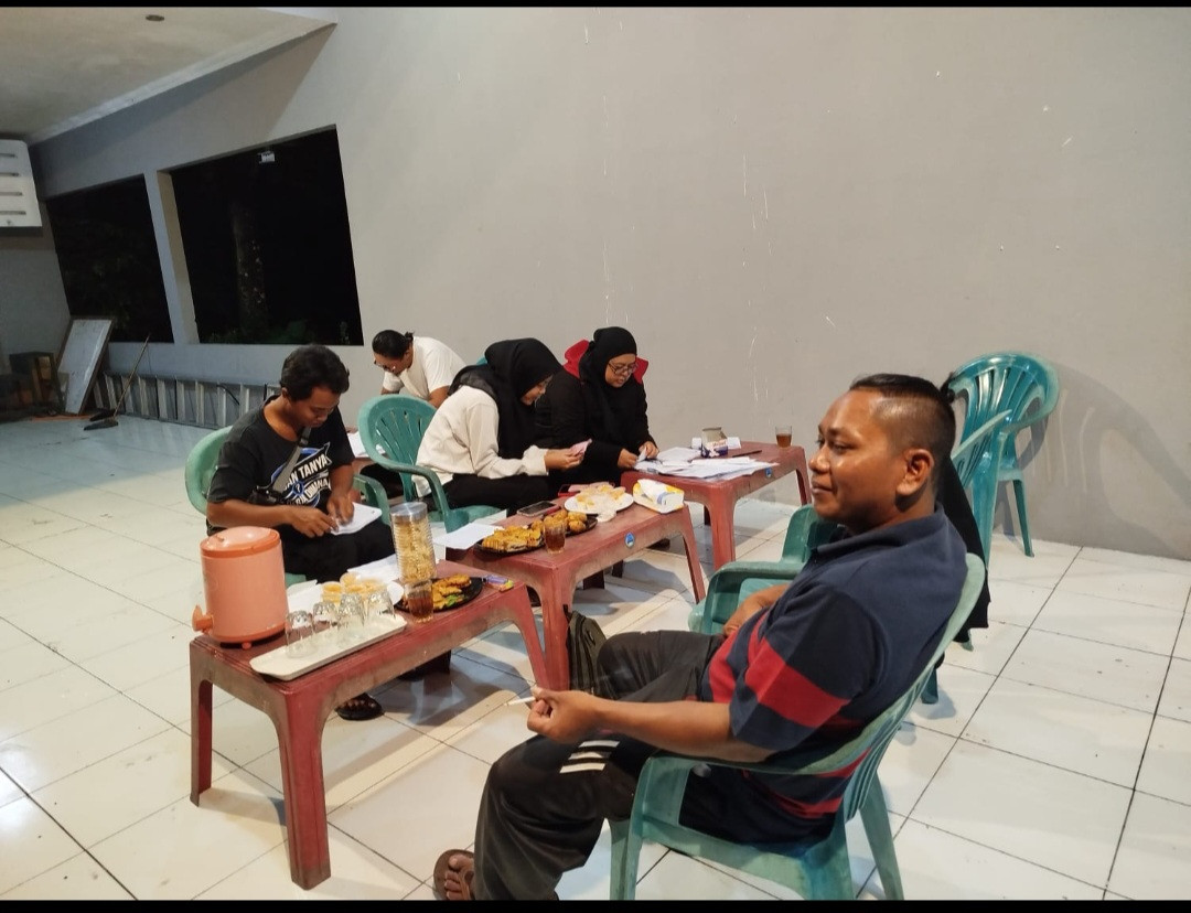 Rapat Koordinasi Petugas KPPS TPS 16 Padukuhan Pokoh