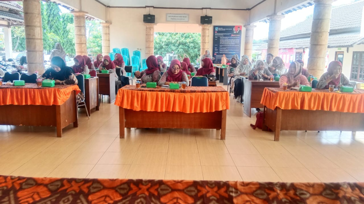 Pertemuan IMP Kap. Ngemplak diikutj kader Tonggalan