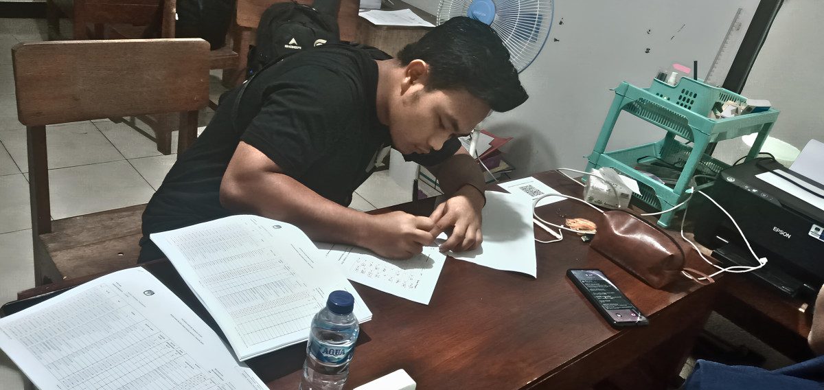 Pengambilan CI pemberitahuan TPS 31 Padukuhan Malangrejo